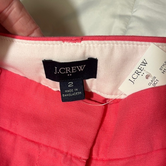 J. Crew 5" Classic Chino Shorts Vivid Begonia Shorts - Picture 3 of 9